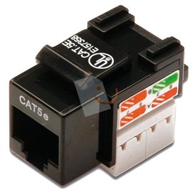 Digitus DN-93501 CAT-5e Keystone Jack Zırhsız Siyah