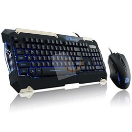 Thermaltake Tt eSPORTS Commander Combo Mavi Işıklı Oyuncu Klavye Mouse Seti Türkçe