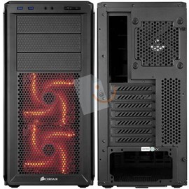 Corsair CC-9011042-WW Graphite Series 230T Pencereli Siyah Mid-Tower PSUsuz Kasa