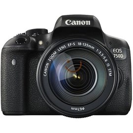 Canon EOS 750D 24.2Mp EF-S 18-135mm IS STM Lens Kit Full HD Dijital SLR Fotoğraf Makinası