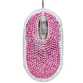 Trust 20185 Bling-Bling Pembe Gümüş Usb Mouse