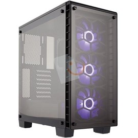 Corsair CC-9011101-WW Crystal 460X RGB Compact Temperli Cam Mid-Tower PSUsuz ATX Kasa