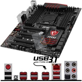 MSI X99A GAMING 7 DDR4 3333MHz M.2 USB 3.1 16x Lga2011-v3