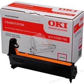 OKI 43381706 Kırmızı Drum C5600 C5700