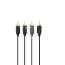 BELKIN F3Y098BF1M Altın (2x Rca - 2x Rca) 1m Stereo Ses Kablosu