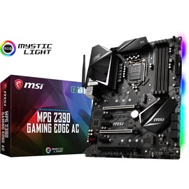 MSI MPG Z390 GAMING EDGE AC DDR4 HDMI DP M.2 RGB WI-FI 16x Lga1151 ATX