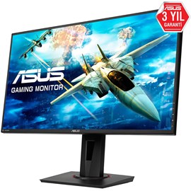 Asus VG258Q 24.5 1ms 144Hz Full HD DVI HDMI DP FreeSync G-SYNC Led Oyuncu Monitörü