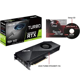 Asus TURBO-RTX2080TI-11G GeForce RTX 2080 Ti 11GB GDDR6 352Bit 16x