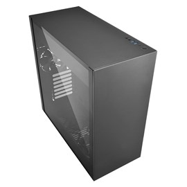 Sharkoon PURE STEEL Temperli Cam USB 3.0 E-ATX Siyah Gaming Kasa