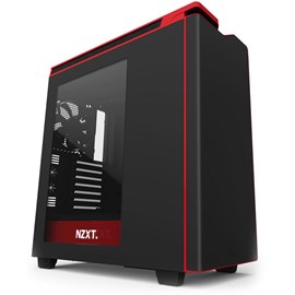 NZXT CA-H442W-M1 H440 Siyah Kırmızı Pencereli ATX PSUsuz Kasa