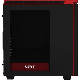 NZXT CA-H442W-M1 H440 Siyah Kırmızı Pencereli ATX PSUsuz Kasa