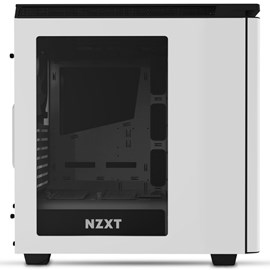 NZXT CA-H442W-W1 H440 Beyaz Siyah Pencereli ATX PSUsuz Kasa