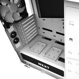 NZXT CA-H442W-W1 H440 Beyaz Siyah Pencereli ATX PSUsuz Kasa