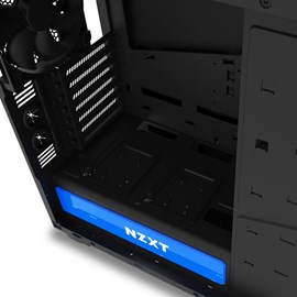 NZXT CA-H442W-M4 H440 Mat Siyah Mavi Pencereli ATX PSUsuz Kasa