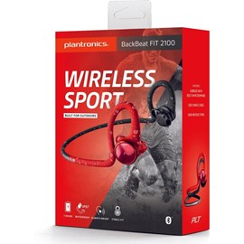 Plantronics BackBeat FIT 2100 Kırmızı Ter ve Su Geçirmez Kablosuz Spor Kulaklık