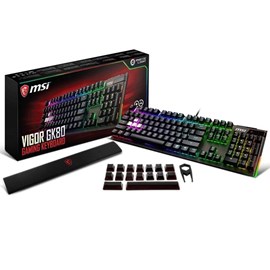 MSI Vigor GK80 Cherry MX RED Gaming Klavye - Q Türkçe