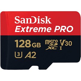 SanDisk SDSQXCY-128G-GN6MA Extreme Pro 128GB microSDXC C10 U3 V30 A2 170MB Bellek Kartı