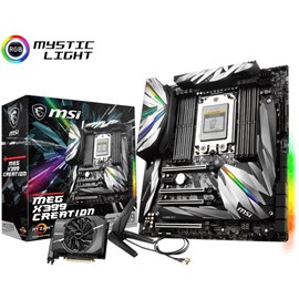 MSI MEG X399 CREATION DDR4 Üçlü M.2 RGB Wi-Fi ac SocketTR4 E-ATX