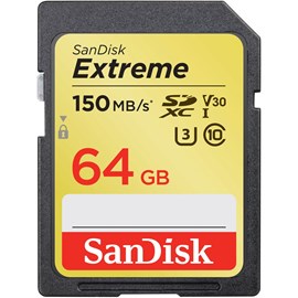 SanDisk SDSDXV6-064G-GNCIN Extreme SD 64GB SDXC UHS-I U3 V30 150MB Bellek Kartı