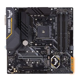 Asus TUF B450M-PRO GAMING DDR4 Çift M.2 HDMI DVI Aura LED 16x AM4 mATX