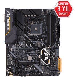 Asus TUF B450-PRO GAMING DDR4 Çift M.2 HDMI DVI Aura LED 16x AM4 ATX