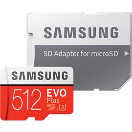 Samsung MB-MC512GA/EU Evo Plus 512GB microSDXC UHS-1 C10 100MB Bellek Kartı