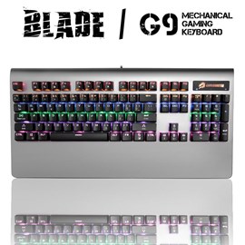 GameBooster G9 Blade RGB Aydınlatmalı Bileklikli Mekanik Klavye USB Q TR