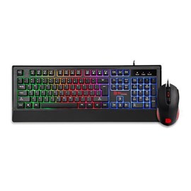 Thermaltake TTESPORTS Challenger Combo Rainbow Q TR Oyuncu Klavye Mouse Seti CM-CHC-WLXXPL-TK