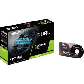 Asus DUAL-GTX1660TI-O6G Dual GTX 1660 Ti OC 6GB GDDR6 192Bit 16x