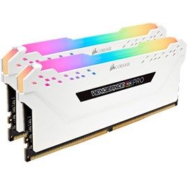 Corsair CMW32GX4M2A2666C16W VENGEANCE RGB PRO Beyaz 32GB (2x16GB) DDR4 2666MHz CL16 XMP Dual Kit