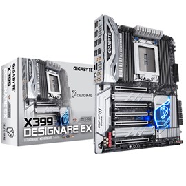 Gigabyte X399 DESIGNARE EX Üçlü M.2 WIFI BT RGB 16x SocketTR4 ATX