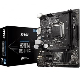 MSI H310M PRO-D PLUS DDR4 DVI 16x Lga1151 mATX