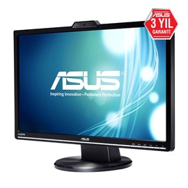 Asus VK248H 24 2ms DVI HDMI Kamera Hoparlör Siyah Monitör