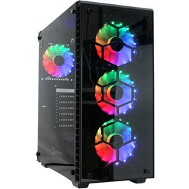 Gamepower Horizon Tempered Glass 4x RGB Fan Gaming E-ATX Kasa PSUsuz