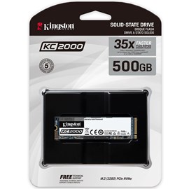 Kingston SKC2000M8/500G KC2000 500GB M.2 NVMe PCIe SSD 3000MB/2000MB