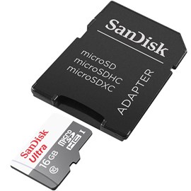 SanDisk SDSQUNS-016G-GN3MN Ultra 16GB microSDHC UHS-I 80MB Bellek Kartı