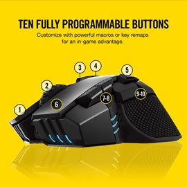 Corsair IRONCLAW Kablosuz RGB CH-9317011-EU Optik Gaming Mouse