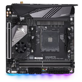 Gigabyte X570 I AORUS PRO WIFI DDR4 Dual M.2 RGB Fusion AM4 16x Mini-ITX