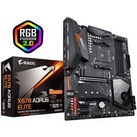 Gigabyte X570 AORUS ELITE DDR4 Dual M.2 RGB Fusion AM4 16x