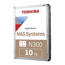 Toshiba HDWG11AUZSVA 3.5 10 TB 7200 RPM SATA 3 256 MB NAS N300 HDD