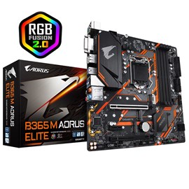 Gigabyte B365 M AORUS ELITE DDR4 Çift M.2 HDMI DP 16x Lga1151 mATX