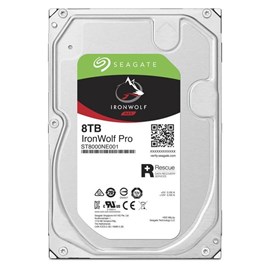 Seagate Ironwolf Pro ST8000NE001 8TB 256MB 7200Rpm 3.5" SATA3 NAS Hard Disk