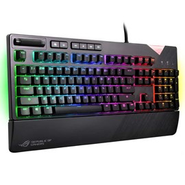 Asus ROG Strix Flare RGB Cherry MX Blue Aura Sync Q TR Usb Mekanik Oyuncu Klavyesi