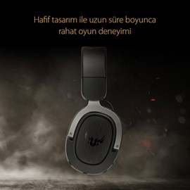 Asus TUF GAMING H3 Silver Sanal 7.1 Oyuncu Kulaklığı PC PS4 XBox Mobil