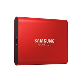 Samsung MU-PA1T0R/WW 1TB T5 Taşınabilir SSD 540/540 Kırmızı Flash SSD