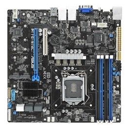 ASUS P11C-C/4L Intel C246 LGA1151 DDR4 2666 VGA Çift M2 + 8 SATA USB3.1 4 adet LAN ATX Sunucu Anakartı