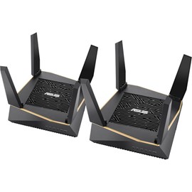 ASUS RT-AX92U 2 Pack AiMesh AX6100 WiFi System  WiFi 6 Üç Bant Kablosuz Router AP