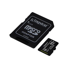 Kingston Canvas Plus 64GB SDCS2/64GB Class 10 100MB/s Okuma Hızlı MicroSD Hafıza Kartı