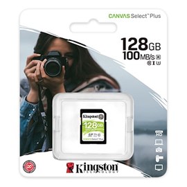 Kingston Canvas Select Plus SDS2/128GB 128 GB SDXC Class 10 UHS-I Hafıza Kartı