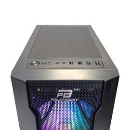 PowerBoost VK-P1900B 500w USB 3.0 ATX, Mesh, Ring Fixed Rainbow fan siyah Kasa